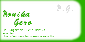 monika gero business card